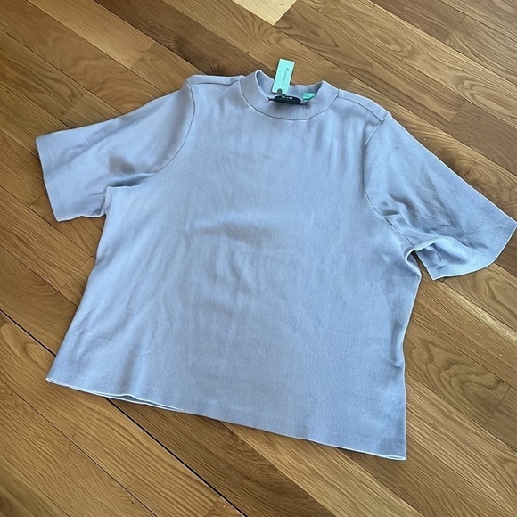Anthropologie Plus Maeve Ribbed Short Sleeve Top 2X NWT - Picture 1 of 6